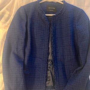 Massimo Dutti cobalt blue blazer